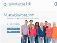 Tablet Screenshot of multiplesclerosis.com